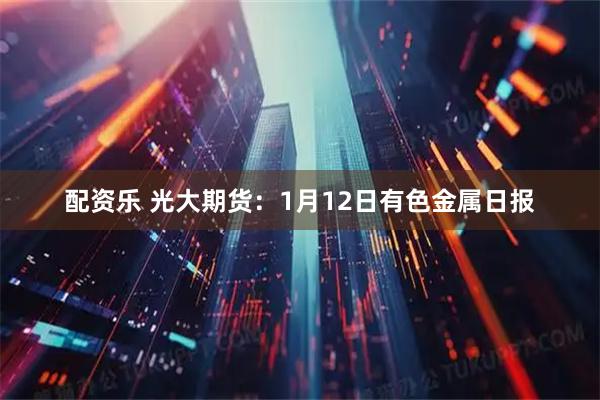 配资乐 光大期货：1月12日有色金属日报