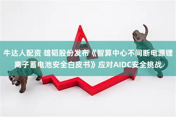 牛达人配资 雄韬股份发布《智算中心不间断电源锂离子蓄电池安全白皮书》应对AIDC安全挑战